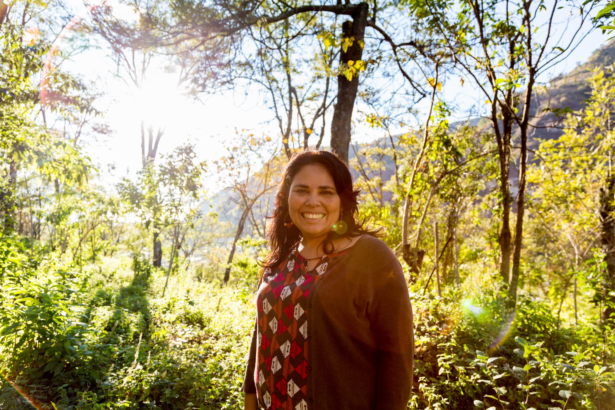 Ingrid founder of Tejiendo Futuros Guatemala